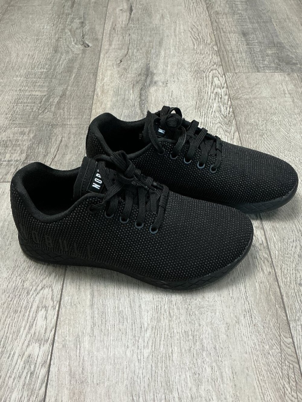 NOBULL Outwork Triple Black Training Shoes- Women's 8.5; Men's 7- Like New